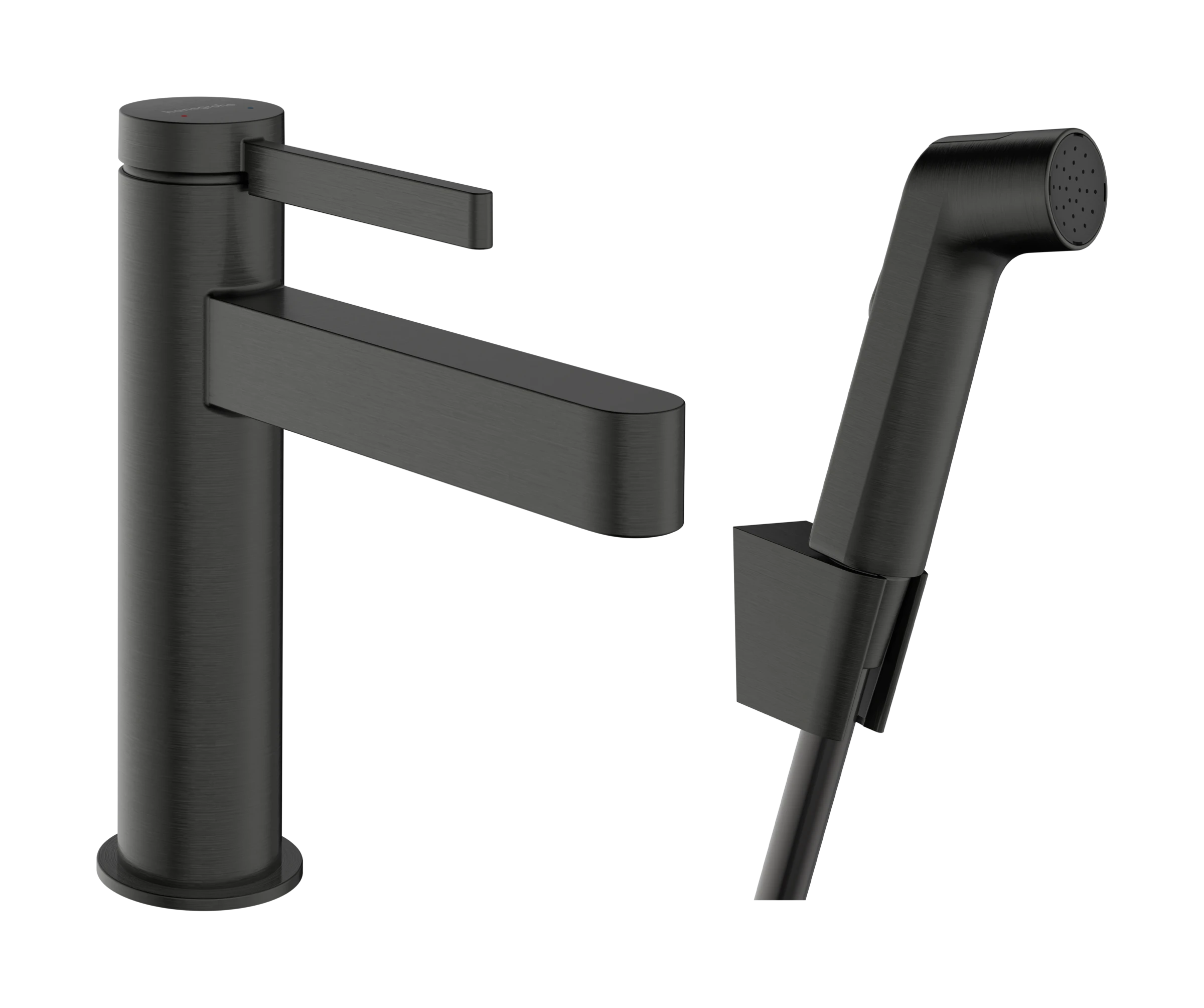 Hansgrohe Finoris Manual Mixers 558 X 314 X 81mm Gunmetal/chrome - Brushed