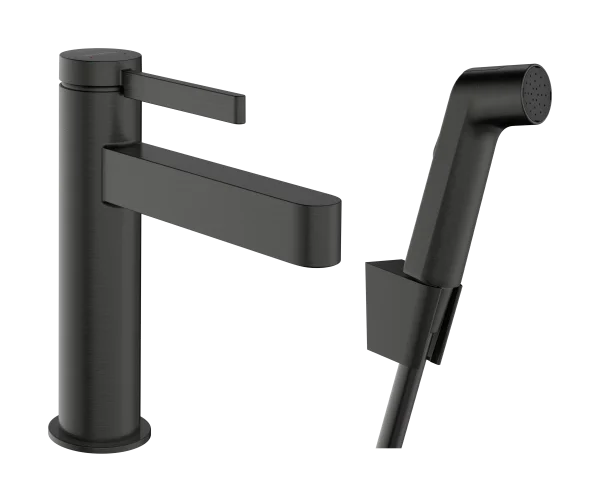 Hansgrohe Finoris Single Lever Basin Mixer 110 With Bidette Hand Shower And Shower Hose 160 Cm