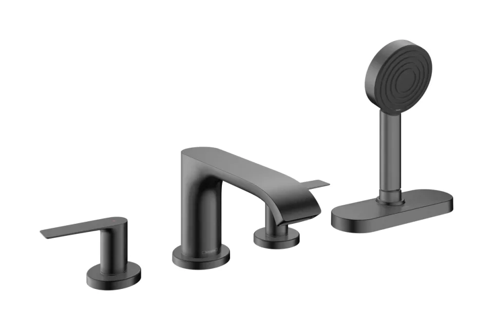 Hansgrohe Vivenis Bath Mixers Concealed 555 X 290 X 230mm Gunmetal/chrome - Brushed product image - Image 1