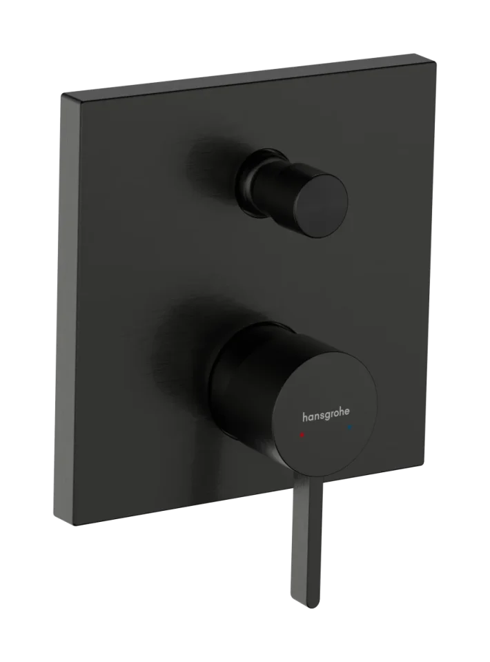 Hansgrohe Finoris Bath Mixers Concealed 218 X 181 X 141mm Gunmetal/chrome - Brushed product image - Image 1