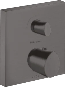 Axor Starck Organic Thermostatic Shower Mixer Concealed 220 X 187 X 135mm Gunmetal/chrome - Brushed