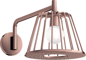 Axor Lampshower/nendo Overhead Showers 755 X 315 X 350mm Rose Gold/gold - Polished