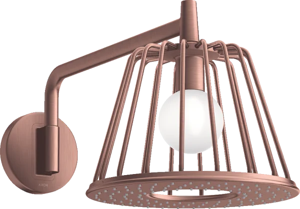Axor Lampshower/nendo Overhead Showers 755 X 315 X 350mm Rose Gold/gold - Brushed