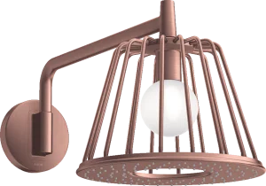 Axor Lampshower/nendo Overhead Showers 755 X 315 X 350mm Rose Gold/gold - Brushed