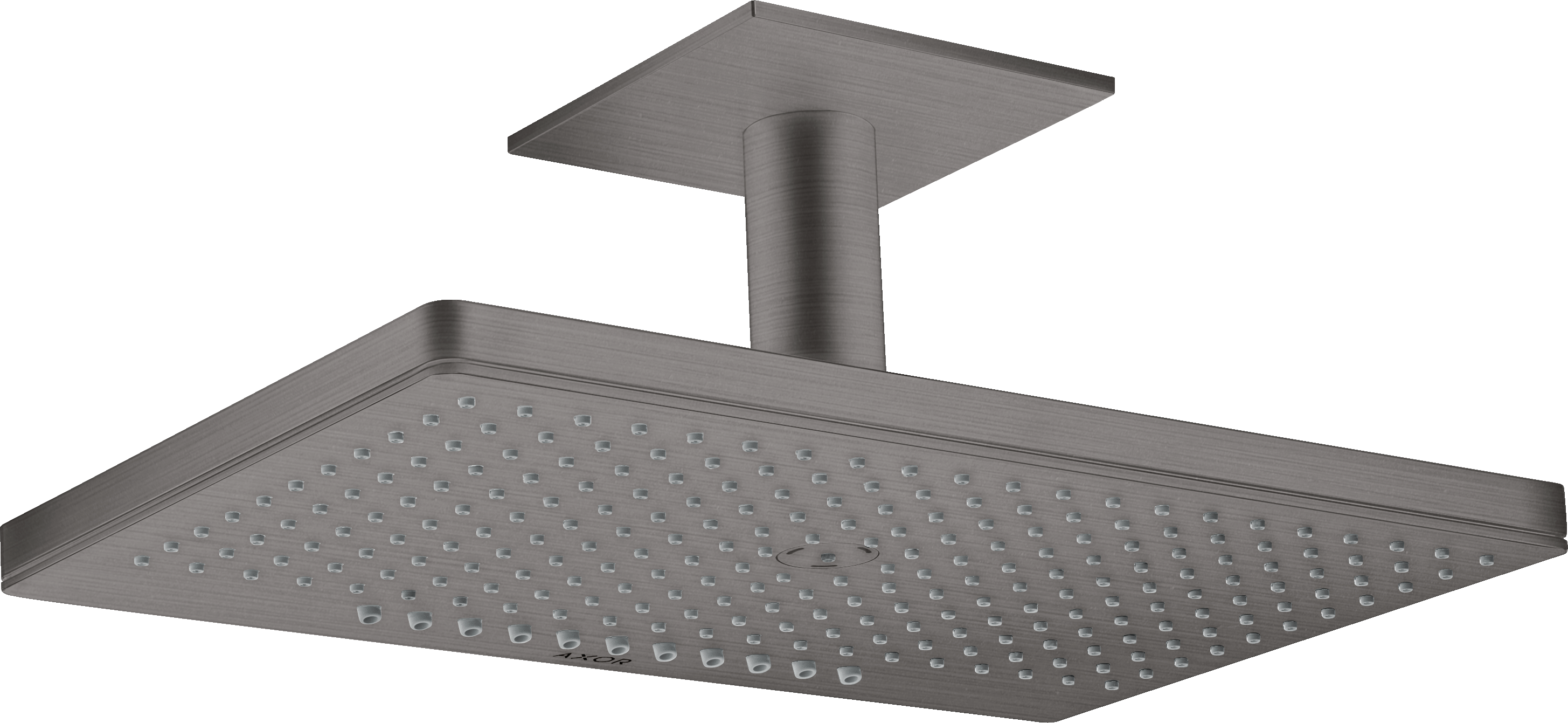 Axor Showersolutions Overhead Showers 575 X 380 X 210mm Gunmetal/chrome - Brushed