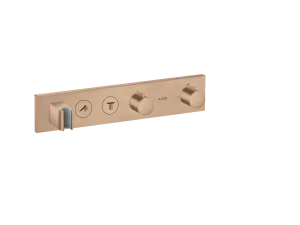 Axor Showersolutions Thermostatic Shower Mixer Concealed 555 X 400 X 150mm Rose Gold/gold - Brushed
