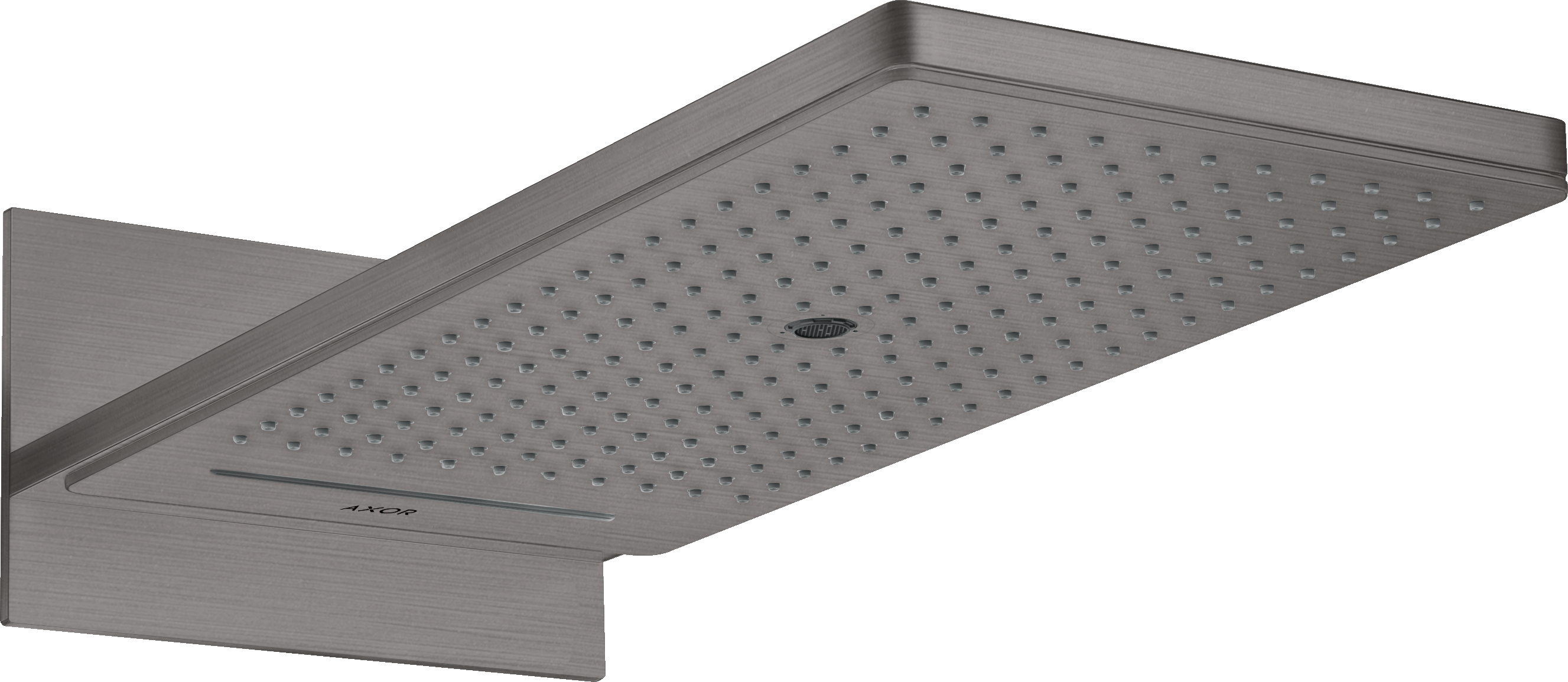 Axor Showersolutions Overhead Showers 657 X 399 X 220mm Gunmetal/chrome - Brushed