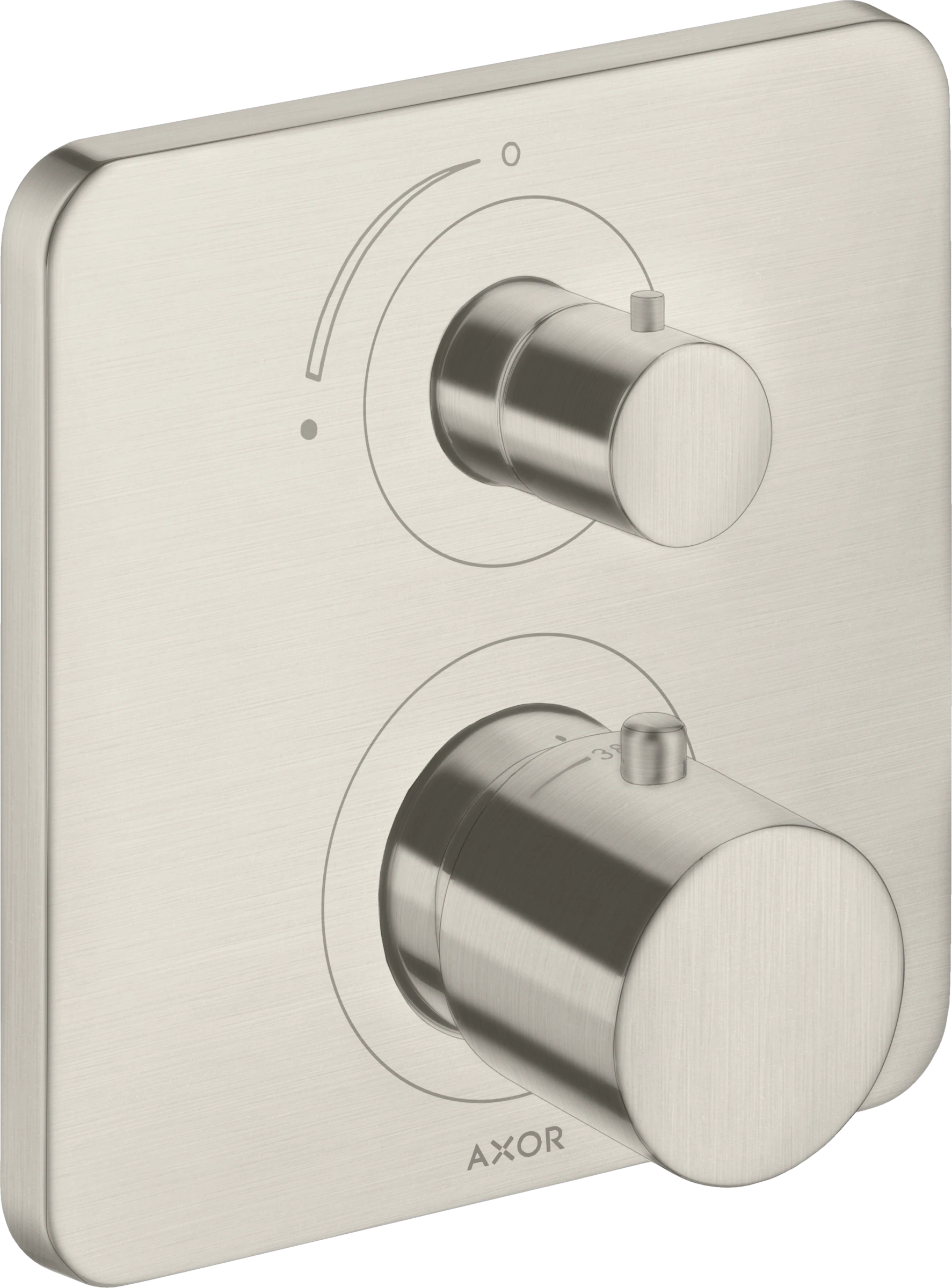 Axor Citterio M Thermostatic Shower Mixer Concealed 230 X 180 X 135mm Stainless Steel