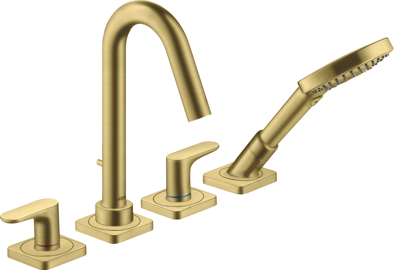 Axor Citterio M Bath Mixers Concealed 263 X 82 X 87mm Brass - Brushed
