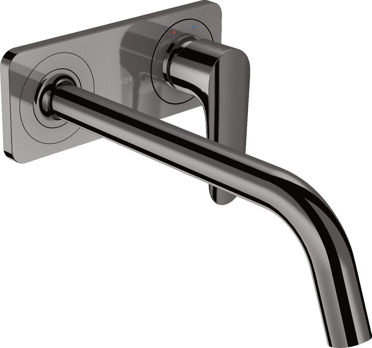 Axor Citterio M Single Lever Basin Mixer For Concealed Installation Wall-mounted With Spout 227 Mm And Plate