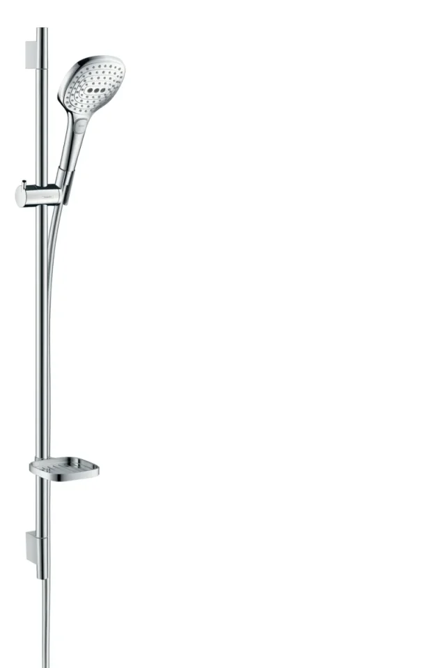 Hansgrohe Raindance Select E Shower Rail Sets 1002 X 149 X 65mm White/chrome product image - Image 1