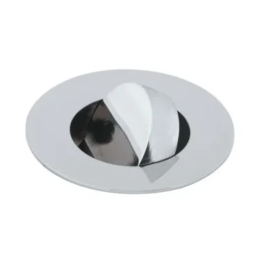 Crosswater Basin Waste Flip Top (unslotted) Chrome detail view - Image 4
