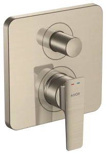 Axor Citterio E Bath Mixers Concealed 215 X 180 X 130mm Nickel - Brushed
