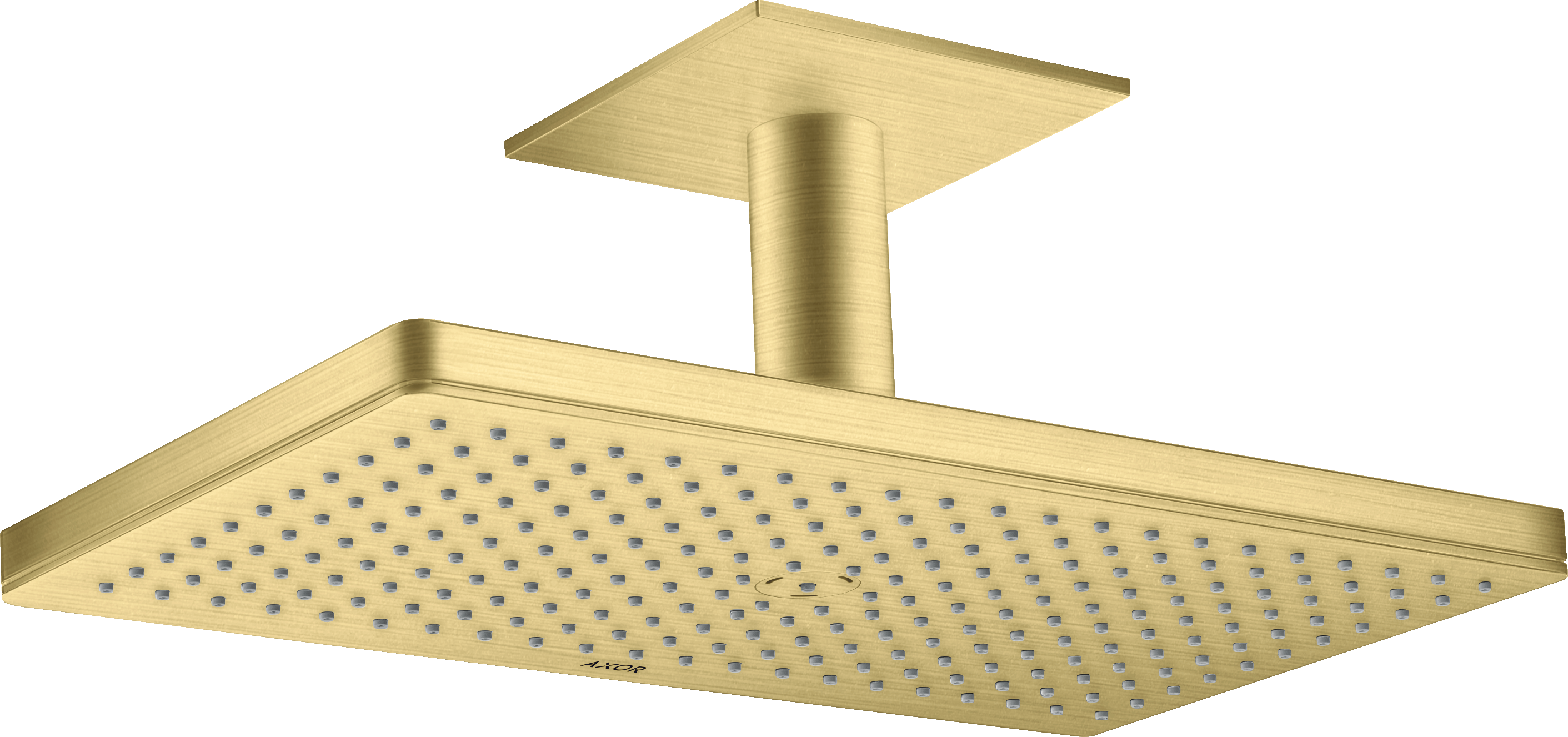 Axor Showersolutions Overhead Showers 575 X 380 X 202mm Brass - Brushed