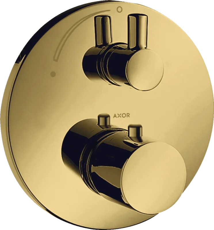 Axor Uno Thermostatic Shower Mixer Concealed 217 X 187 X 135mm Gold - Polished product image - Image 1