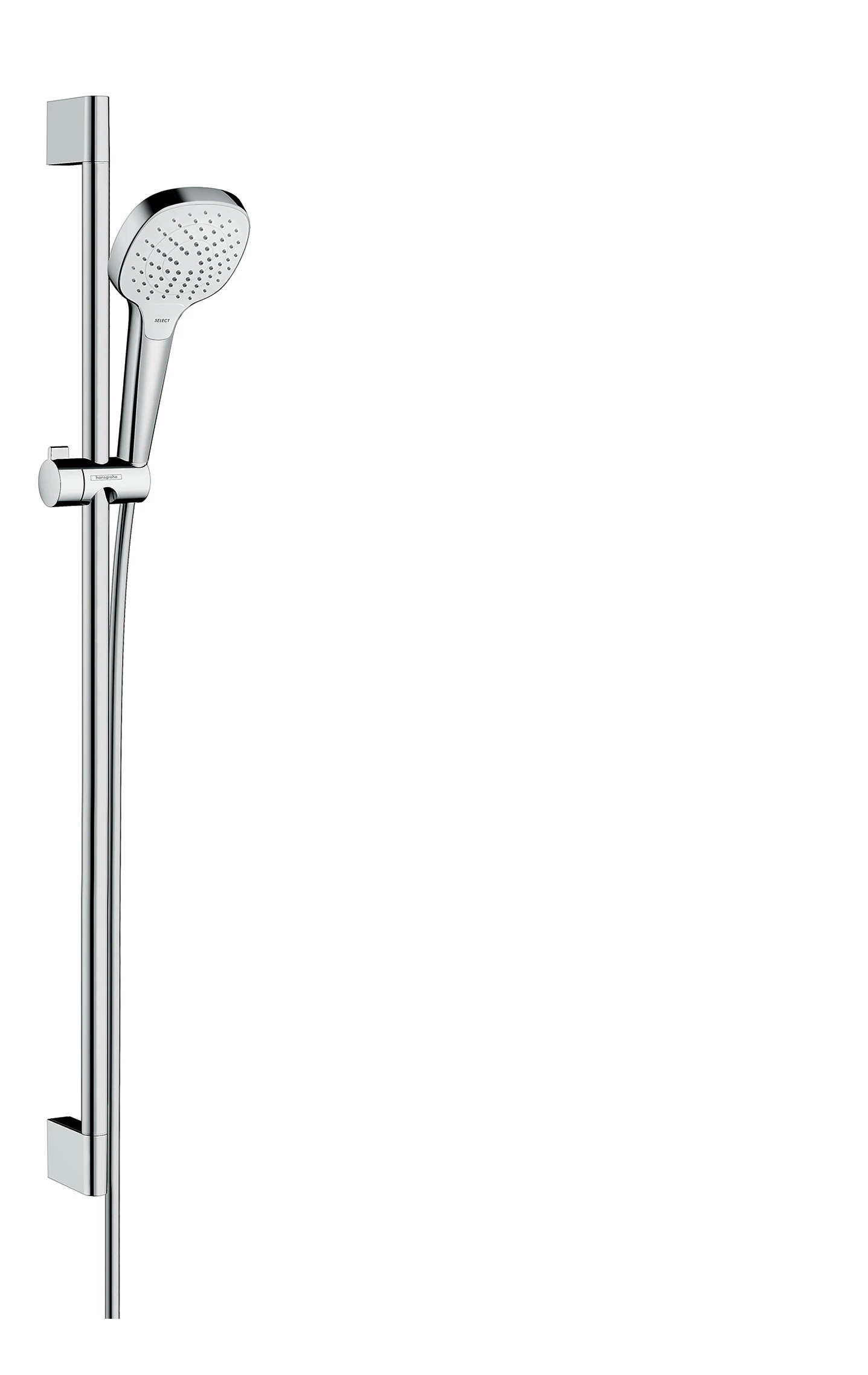 Hansgrohe Croma Select E Shower Rail Sets 1002 X 150 X 65mm White/chrome