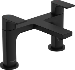 Hansgrohe Rebris E Bath Mixers Concealed 285 X 220 X 180mm Black - Matt