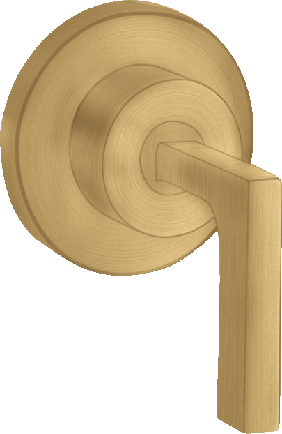 Axor Citterio Shut-off Valves 130 X 110 X 87mm Gold - Brushed