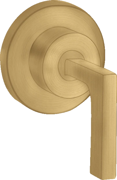 Axor Citterio Shut-off Valve For Concealed Installation With Lever Handle Brushed Gold Optic