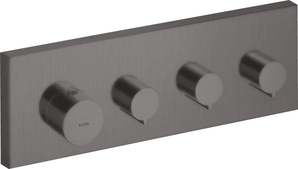Axor Showersolutions Thermostatic Shower Mixer Concealed 440 X 238 X 102mm Gunmetal/chrome - Brushed