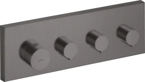 Axor Showersolutions Thermostatic Shower Mixer Concealed 440 X 238 X 102mm Gunmetal/chrome - Brushed