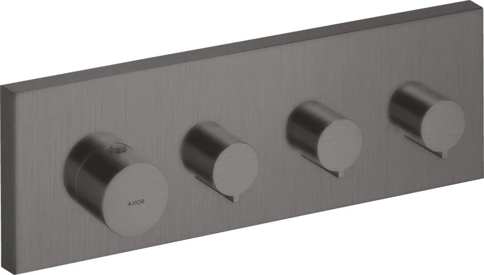 Axor Showersolutions Thermostatic Shower Mixer Concealed 440 X 238 X 102mm Gunmetal/chrome - Brushed product image - Image 1