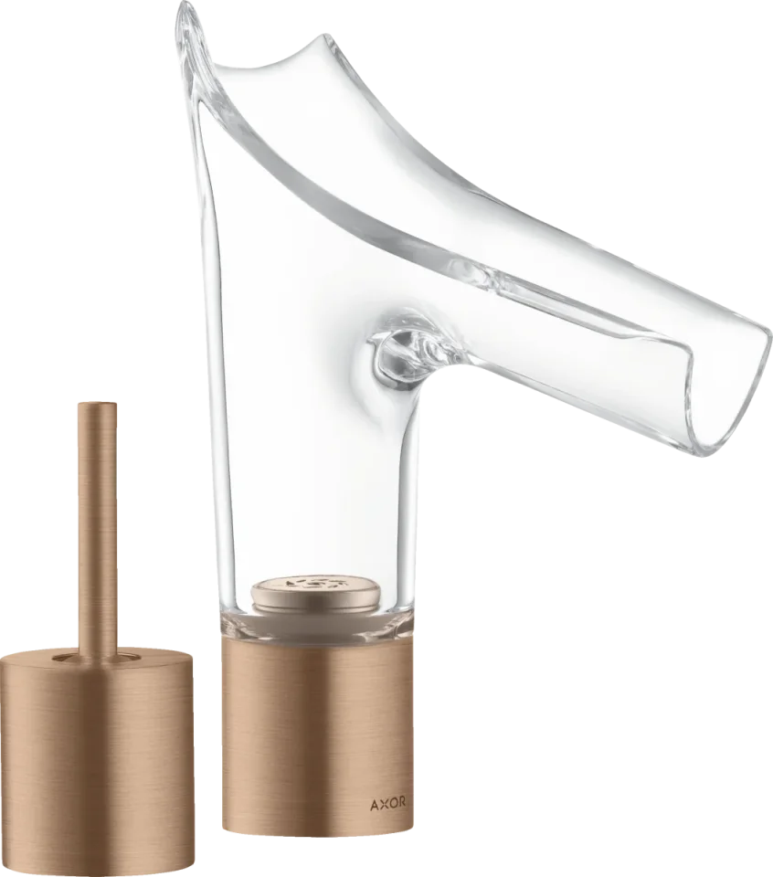 Axor Starck V Manual Mixers 400 X 280 X 160mm Rose Gold/gold - Brushed product image - Image 1