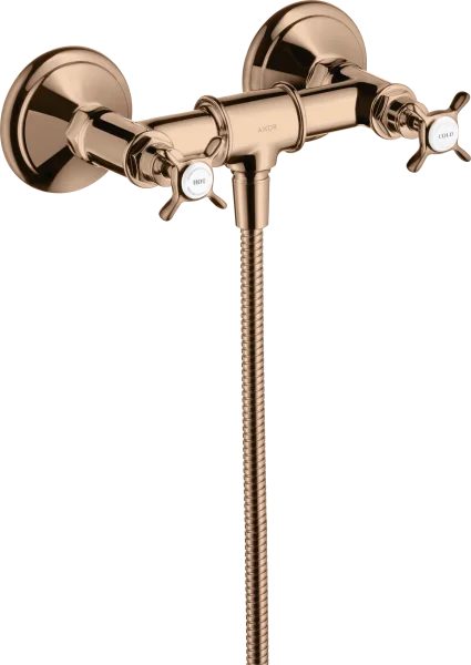 Axor Montreux Shower Mixers Exposed 240 X 180 X 155mm Rose Gold/gold - Polished