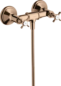 Axor Montreux Shower Mixers Exposed 240 X 180 X 155mm Rose Gold/gold - Polished