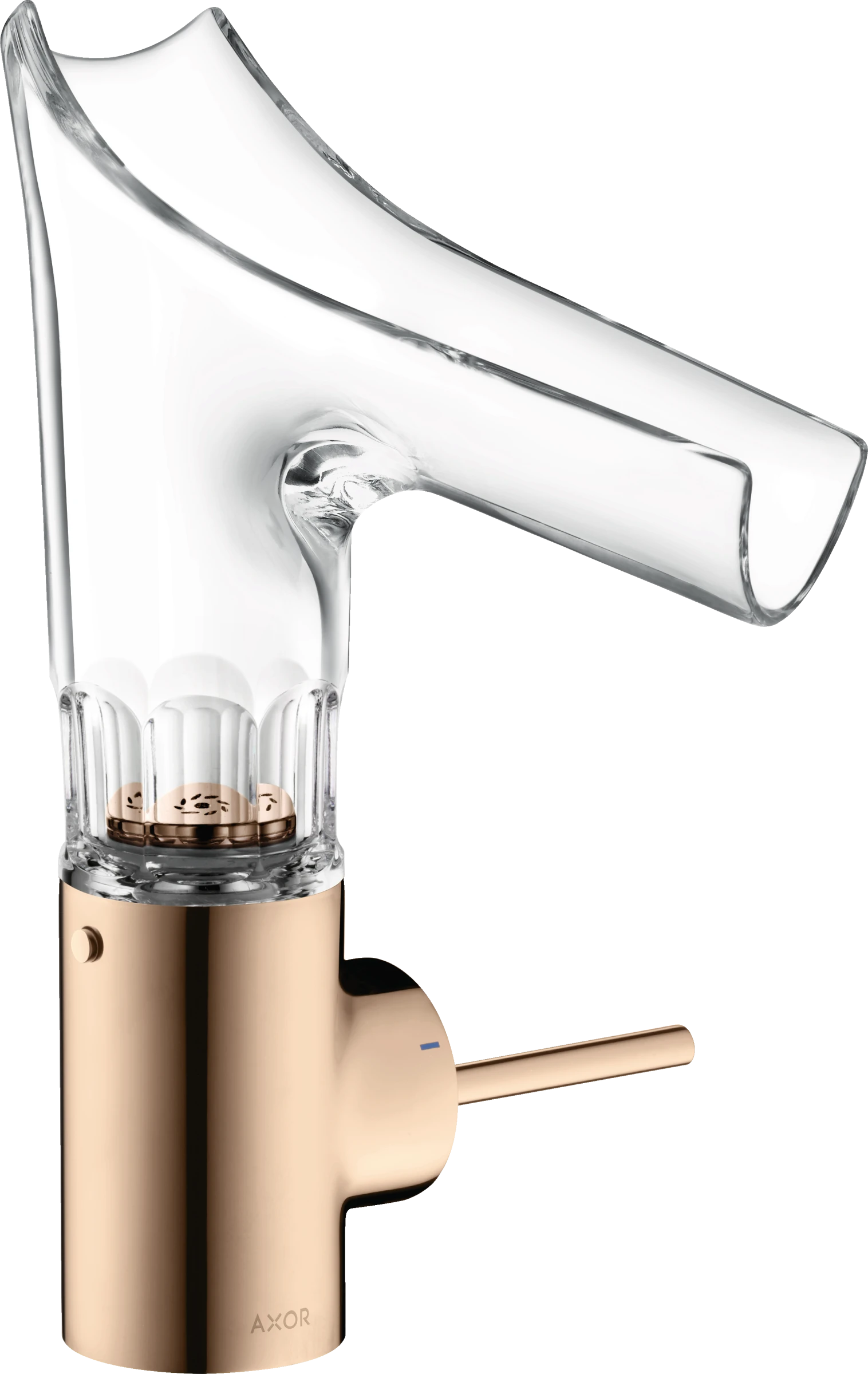 Axor Starck V Manual Mixers 395 X 280 X 160mm Rose Gold/gold - Polished