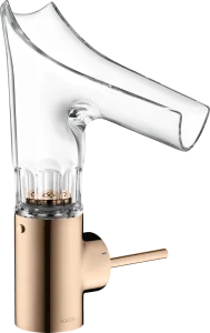 Axor Starck V Manual Mixers 395 X 280 X 160mm Rose Gold/gold - Polished