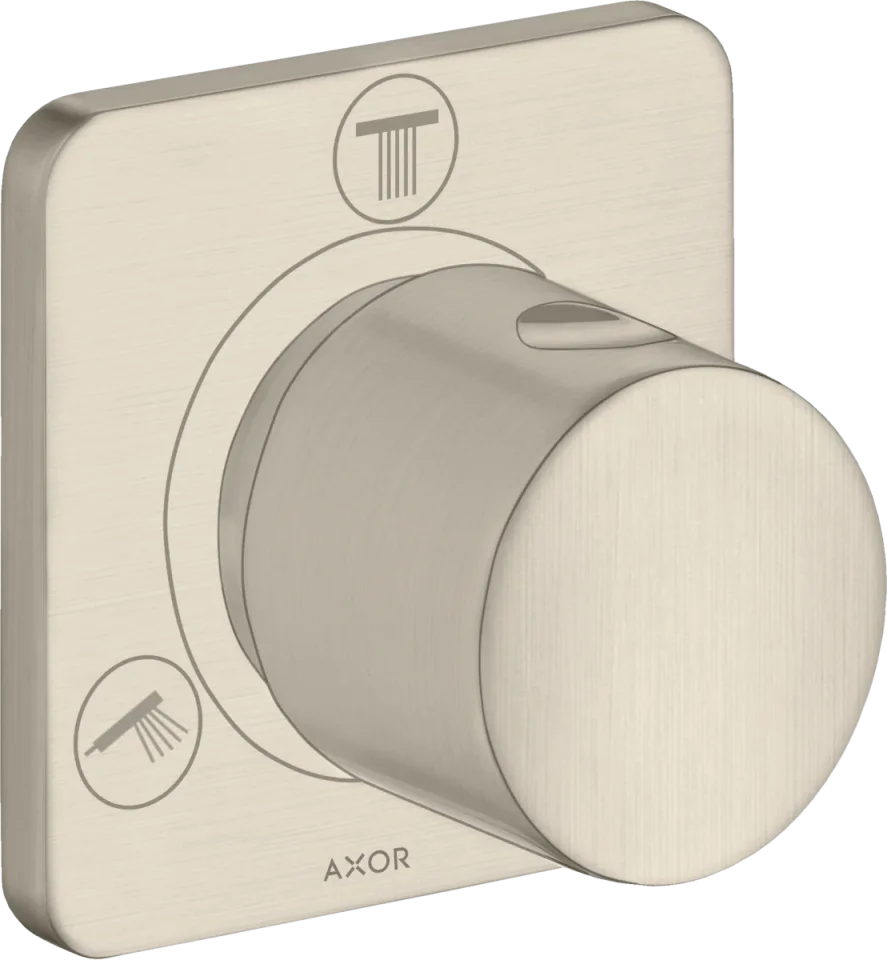 Axor Citterio M Manual Shut-off & Diverter Valves 250 X 230 X 70mm Nickel - Brushed product image - Image 1