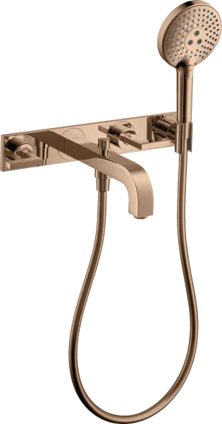 Axor Citterio Bath Mixers Concealed 504 X 263 X 128mm Rose Gold/gold - Polished