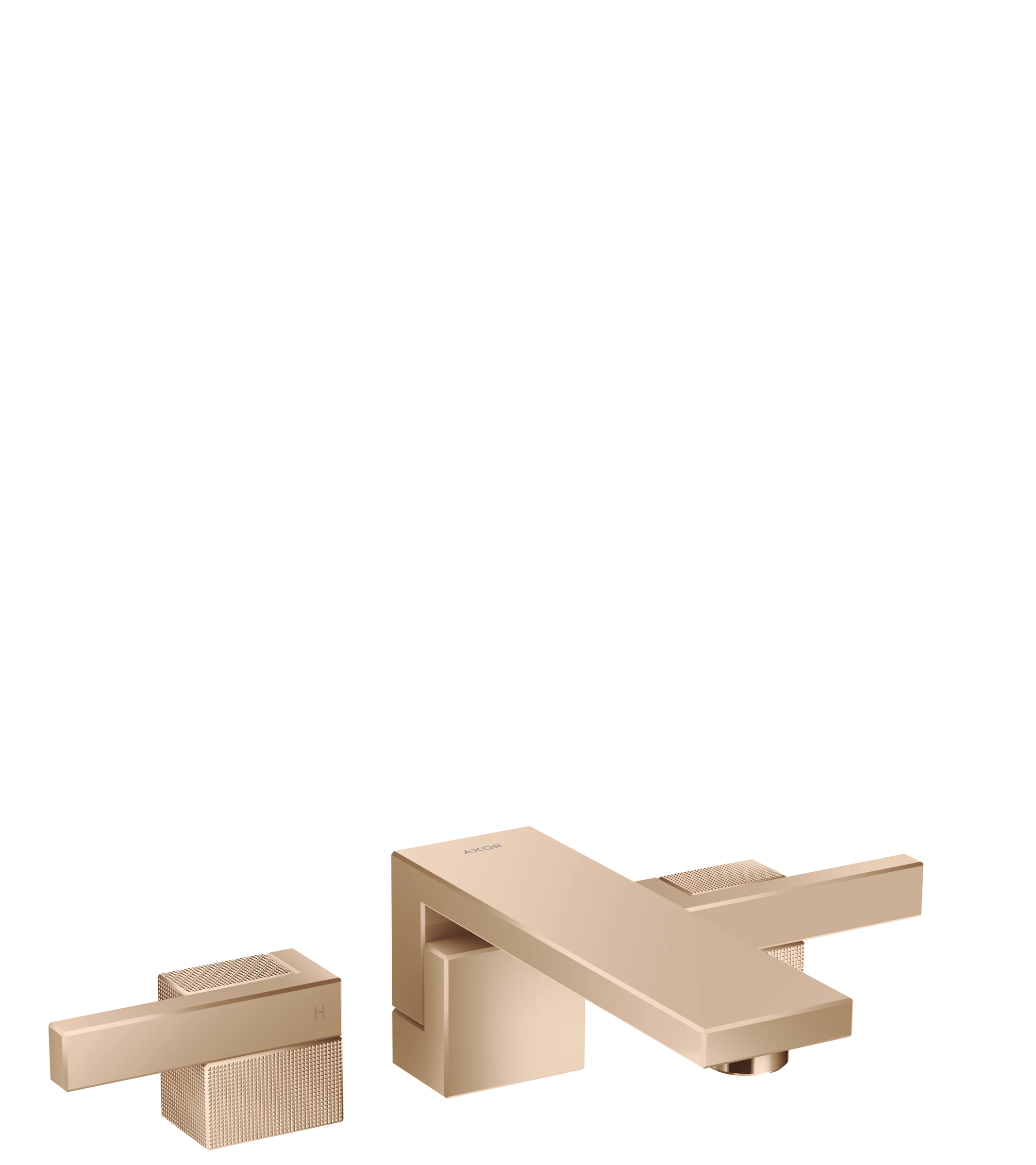Axor Edge Manual Mixers 517 X 309 X 139mm Rose Gold/gold - Polished