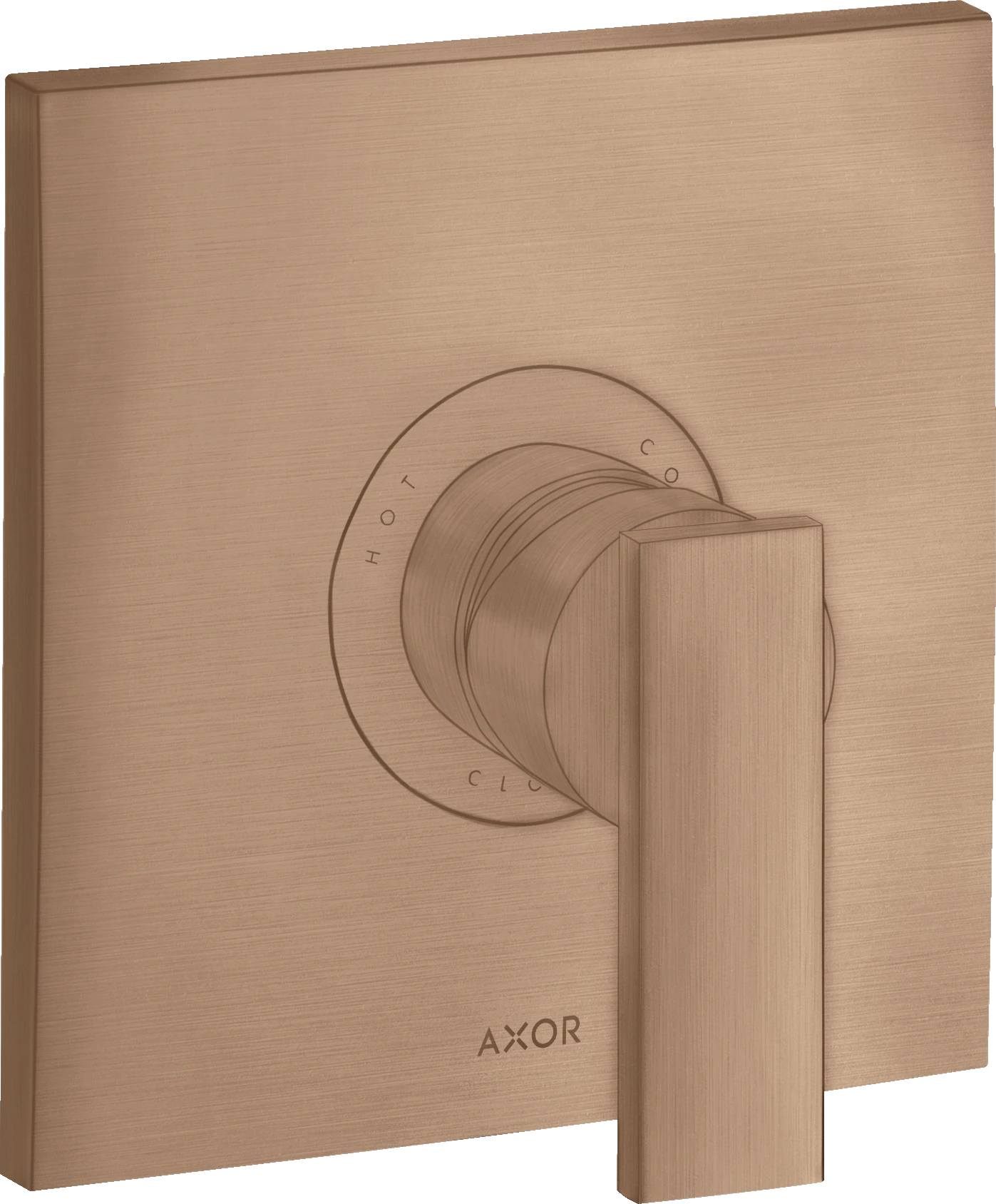 Axor Citterio Shower Mixers Concealed 217 X 187 X 135mm Rose Gold/gold - Brushed