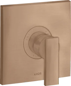 Axor Citterio Shower Mixers Concealed 217 X 187 X 135mm Rose Gold/gold - Brushed