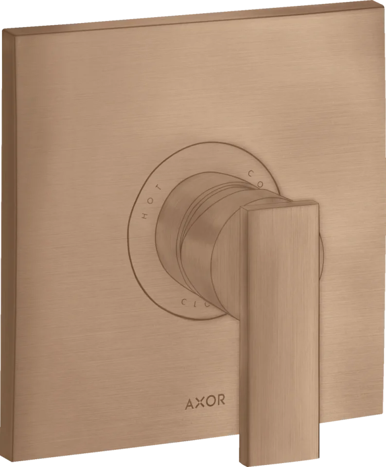 Axor Citterio Shower Mixers Concealed 217 X 187 X 135mm Rose Gold/gold - Brushed product image - Image 1