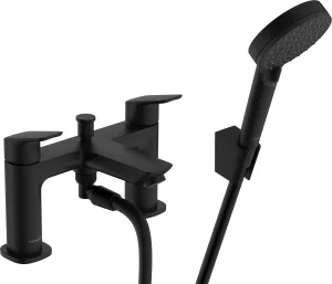 Hansgrohe Logis Bath Mixers Concealed 285 X 225 X 180mm Black - Matt