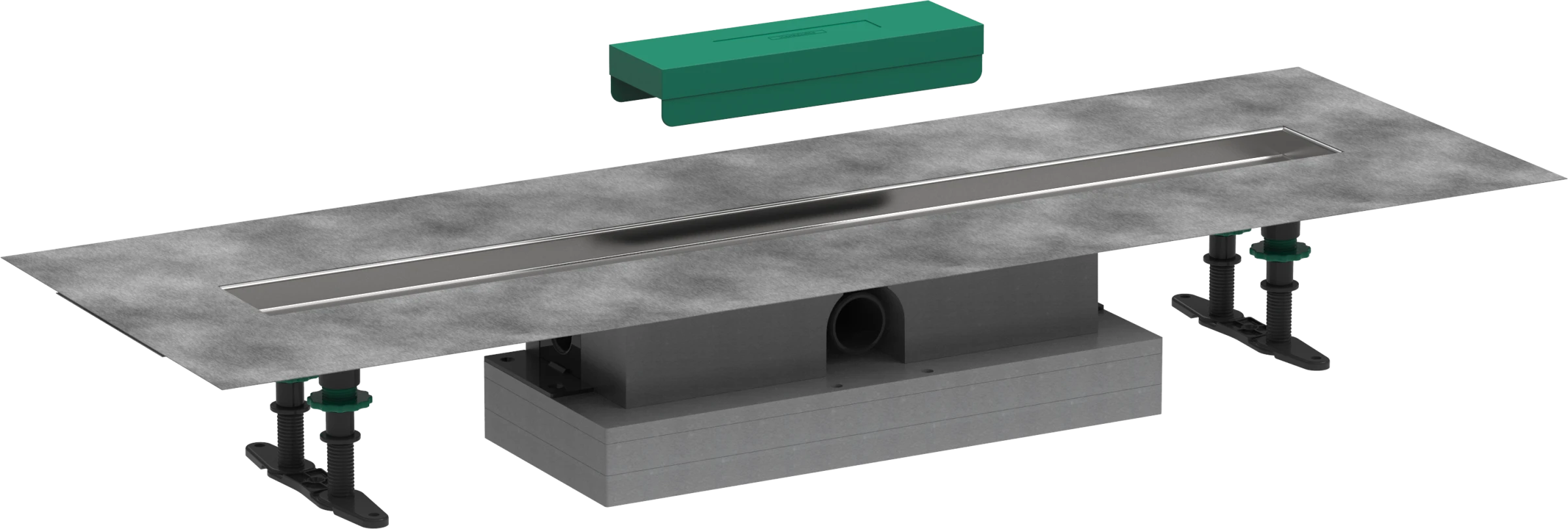 Hansgrohe Ubox Universal Concealed Basic Set Shower Wastes 1100 X 365 X 170mm