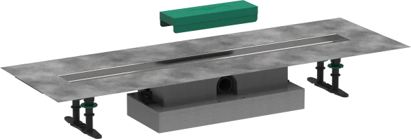 Hansgrohe Ubox Universal Concealed Basic Set Shower Wastes 1100 X 365 X 170mm