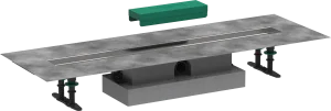 Hansgrohe Ubox Universal Concealed Basic Set Shower Wastes 1100 X 365 X 170mm