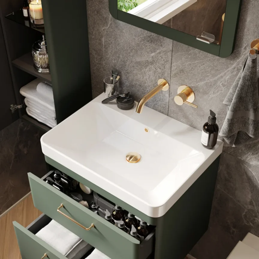 Saneux Hyde 60x46cm Washbasin 0th detail view - Image 2