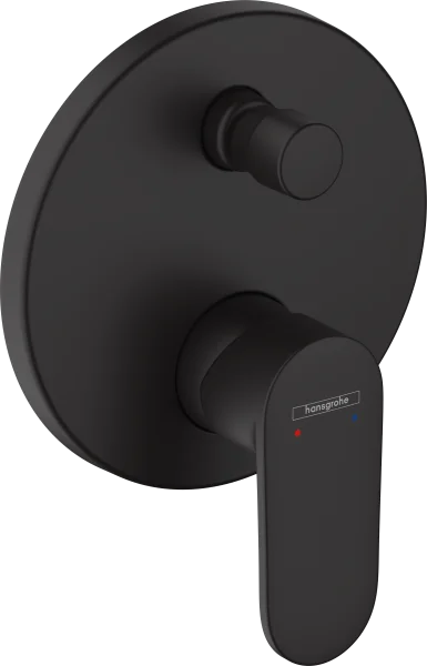 Hansgrohe Vernis Blend Bath Mixers Concealed 244 X 188 X 134mm Black - Matt
