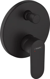 Hansgrohe Vernis Blend Bath Mixers Concealed 244 X 188 X 134mm Black - Matt