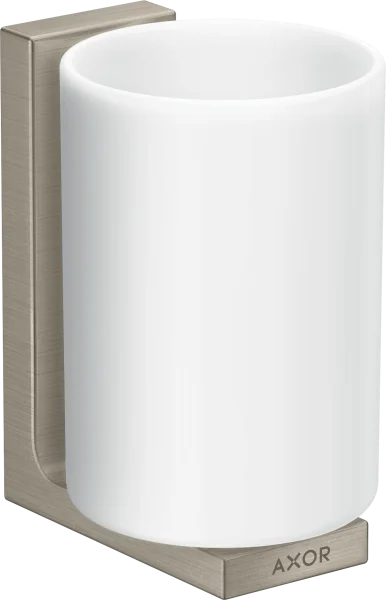 Axor Universal Rectangular Tooth Brush Tumbler 256 X 163 X 102mm Nickel - Brushed
