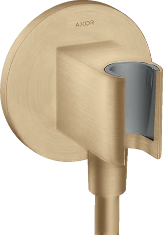 Axor Showersolutions Wall Outlet 132 X 112 X 87mm Bronze - Brushed detail view - Image 3