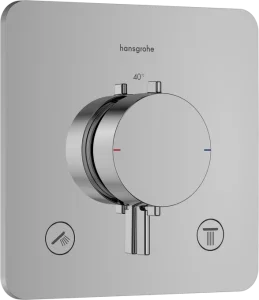 Hansgrohe Ecostat Comfort Q Thermostatic Shower Mixer Concealed 262 X 233 X 168mm Chrome