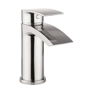Crosswater Flow Basin Monobloc With Click Clack Waste Chrome