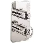 Crosswater Union 2 Handle Trimset for Shower Mixer Valve WLBP1000R+ or WLBP1500R+ Chrome