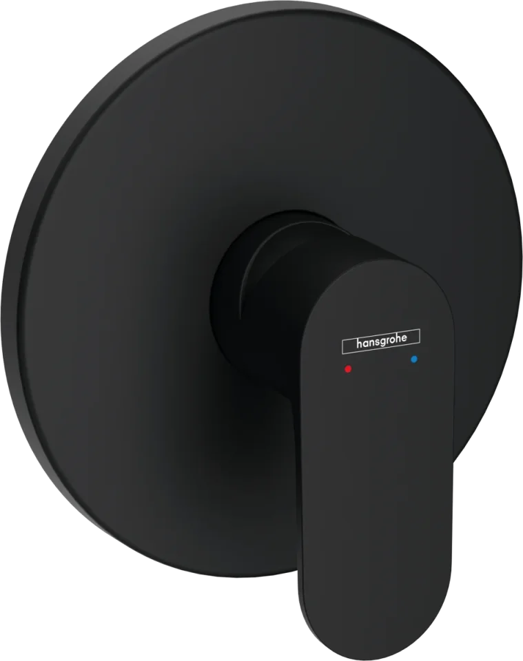 Hansgrohe Rebris S Shower Mixers Concealed 220 X 185 X 135mm Black - Matt product image - Image 1